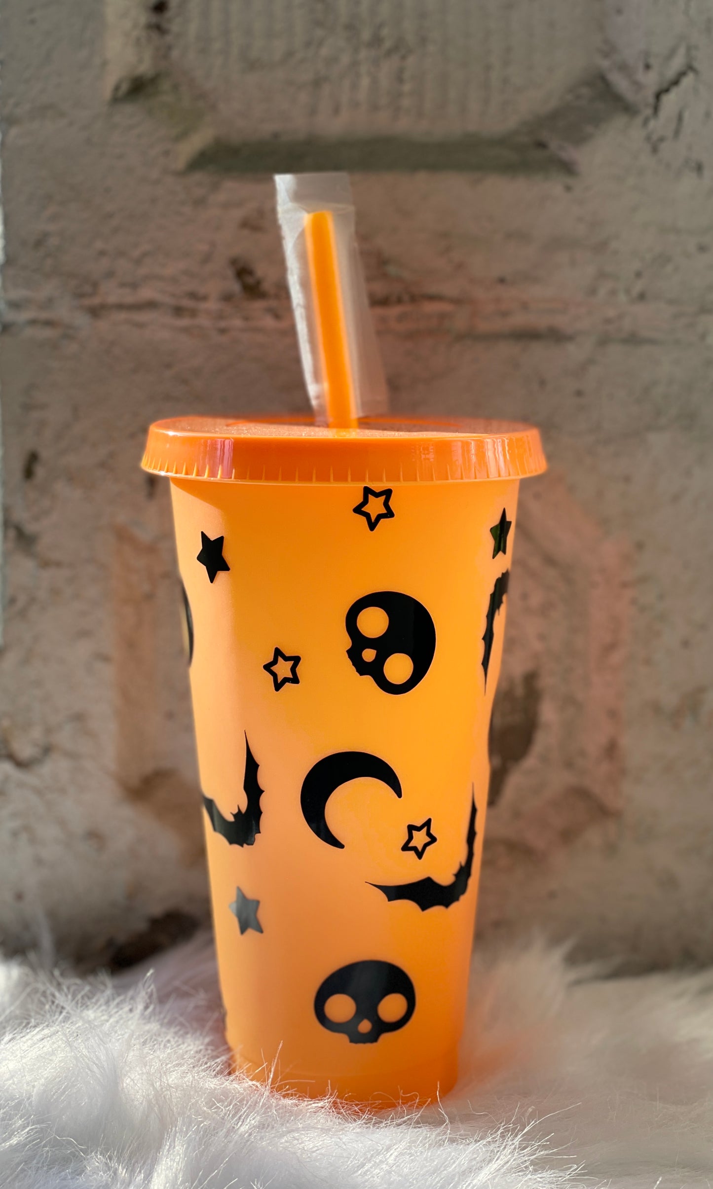 Spooky Halloween 24oz Color Changing Cold Drink Tumbler