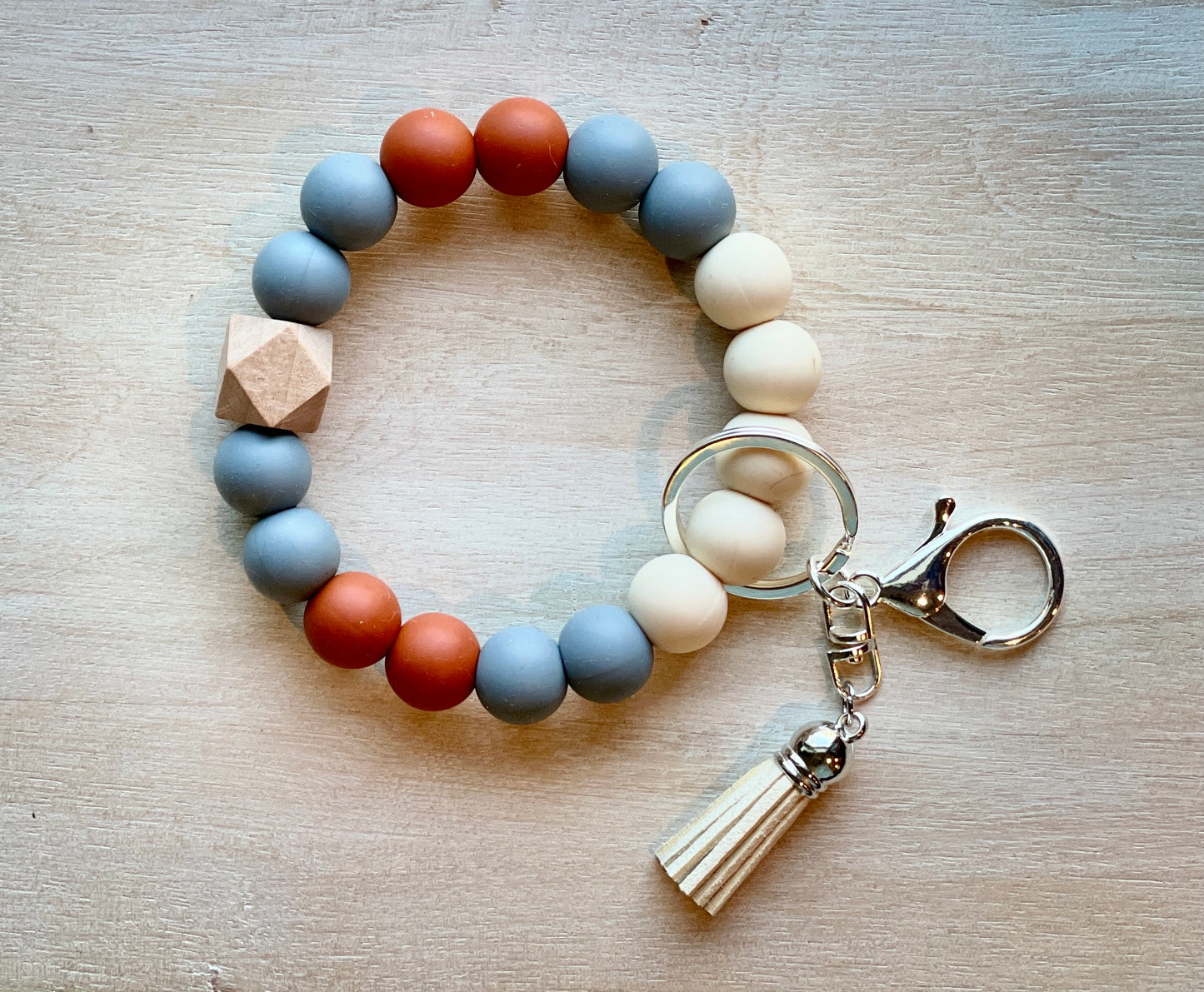 Autumn Sky Keychain Bracelet