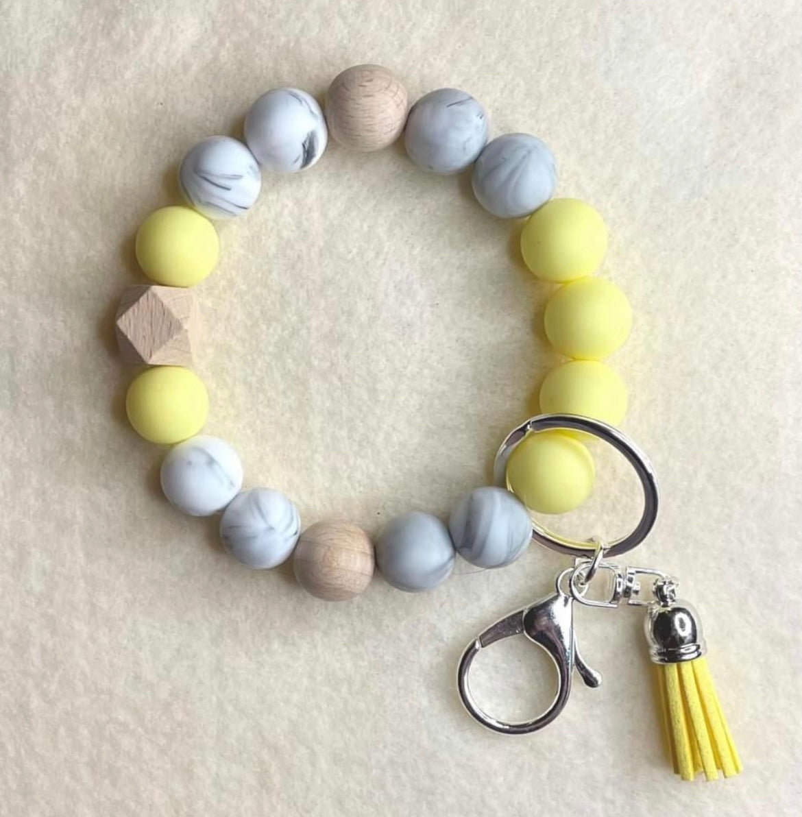 Mellow Yellow Keychain Bracelet