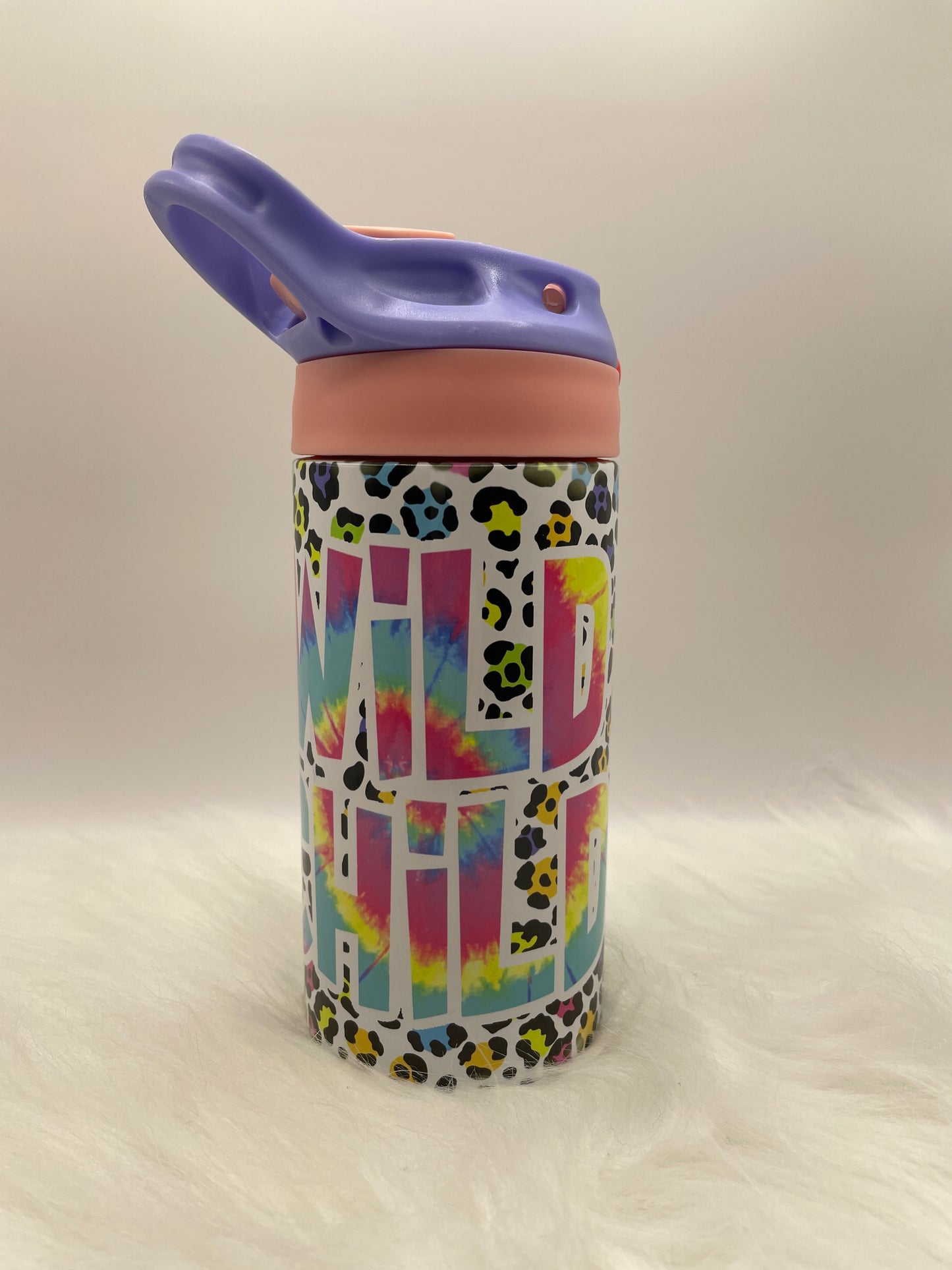 12oz Wild Child Cheetah Stainless Steel Sublimation Tumbler