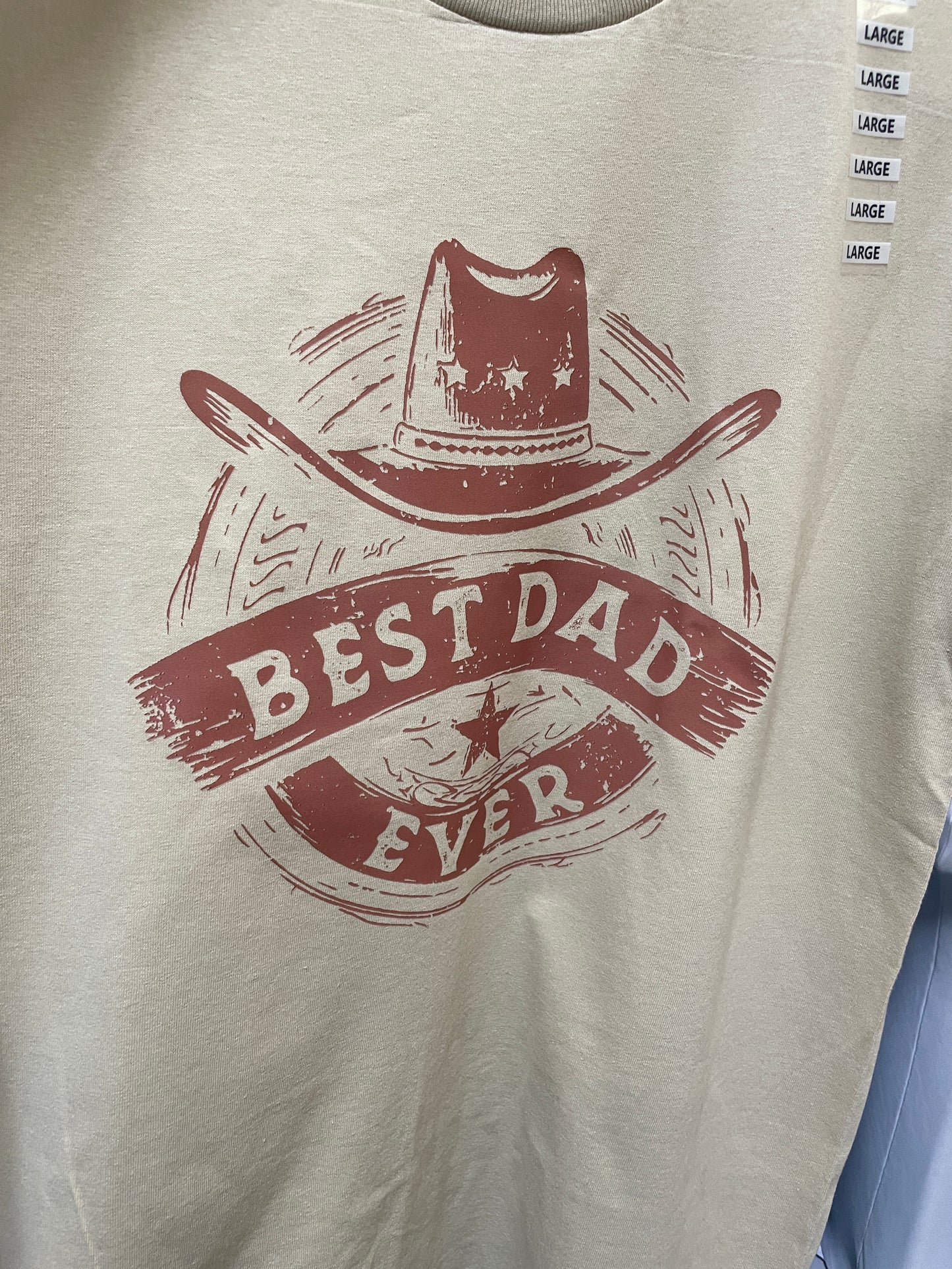 Best Dad Ever Western T-Shirt