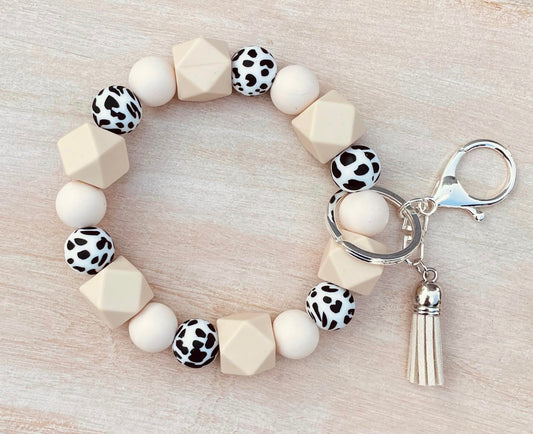 Mindy Moo- Chunky Keychain Bracelet