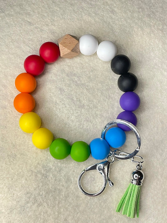 Over The Rainbow Keychain Bracelet