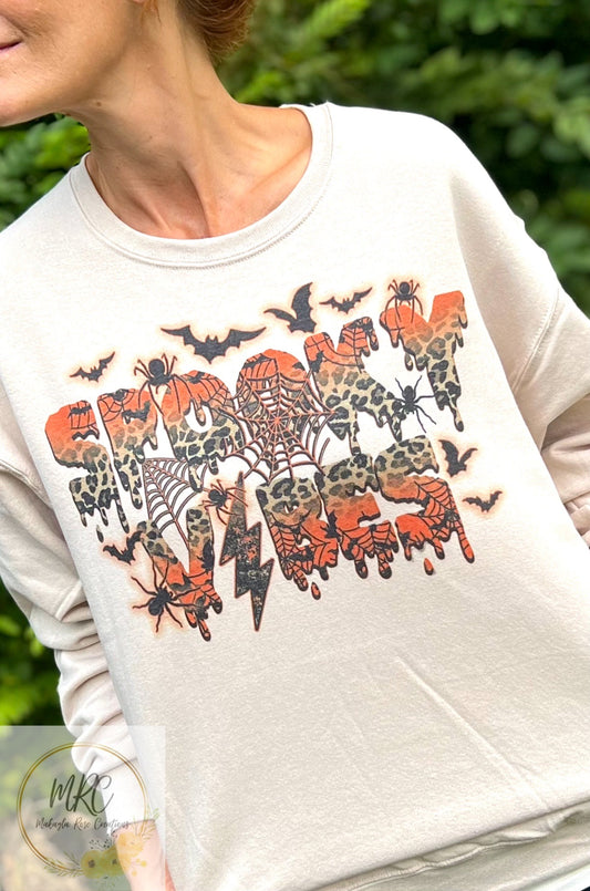 “Spooky Vibes” Crewneck Sweatshirt