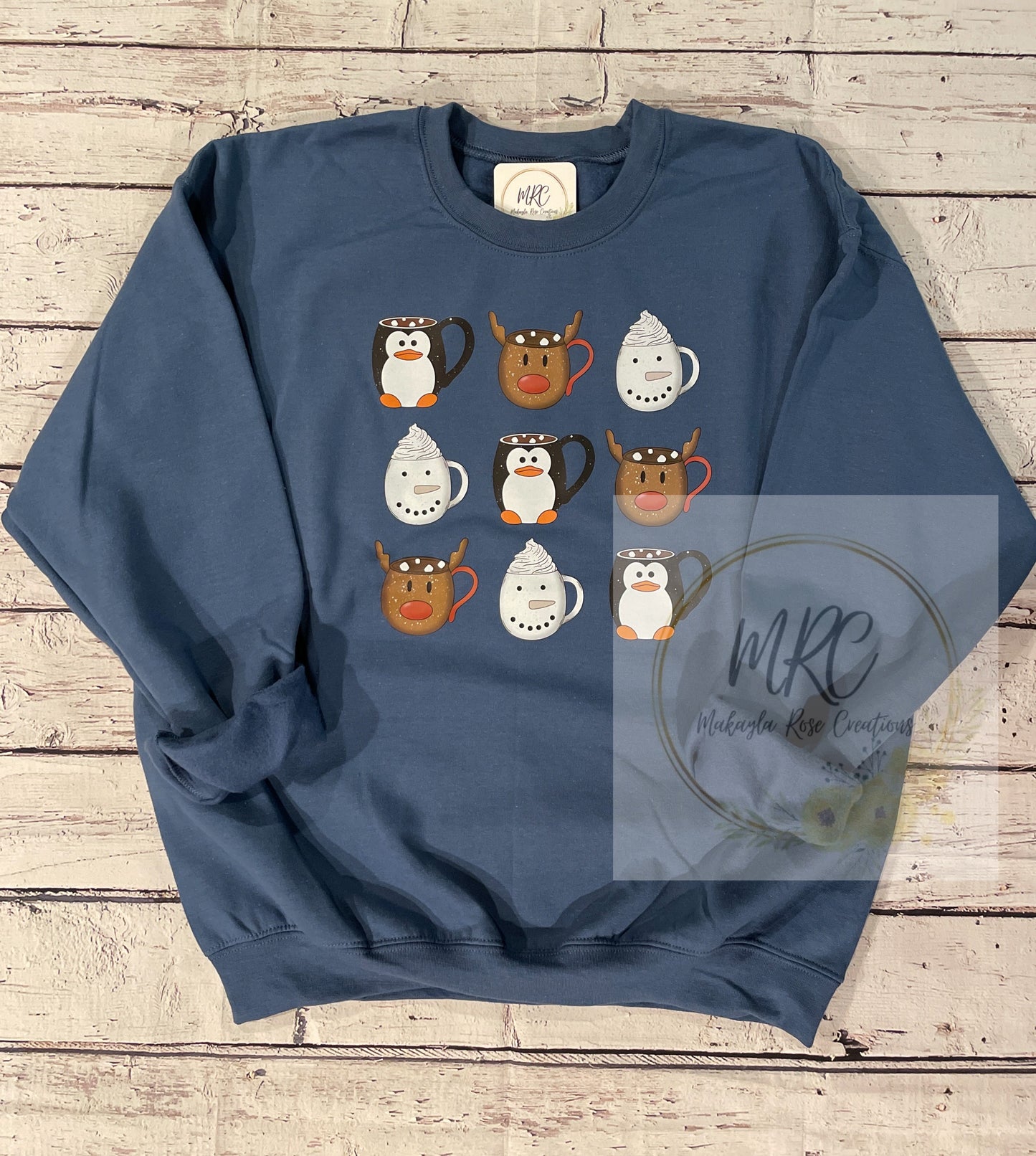 “Hot Cocoa Mugs” Crewneck Sweatshirt