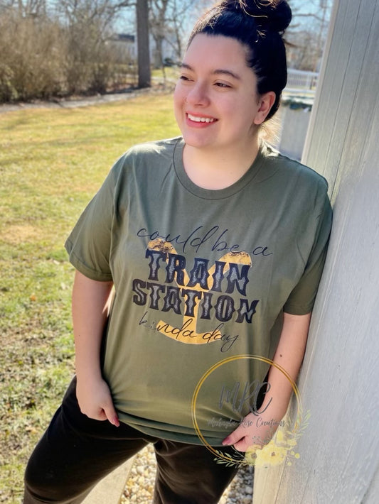 A Train Station Kind of Day T-Shirt