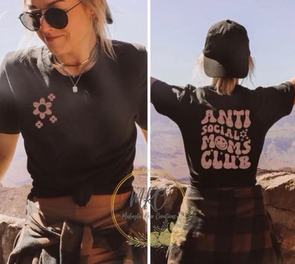 Anti Social Moms Club T-Shirt