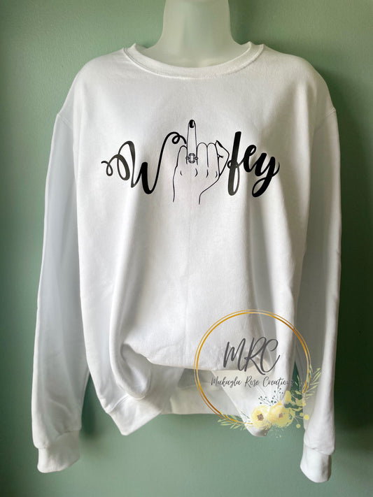 Wifey Crewneck Sweatshirt