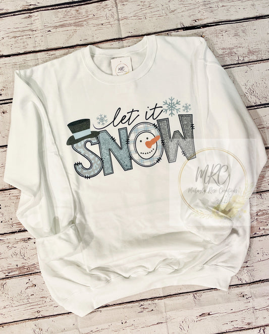 “Let It Snow” Crewneck Sweatshirt